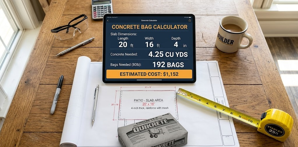 Concrete Bag Calculator